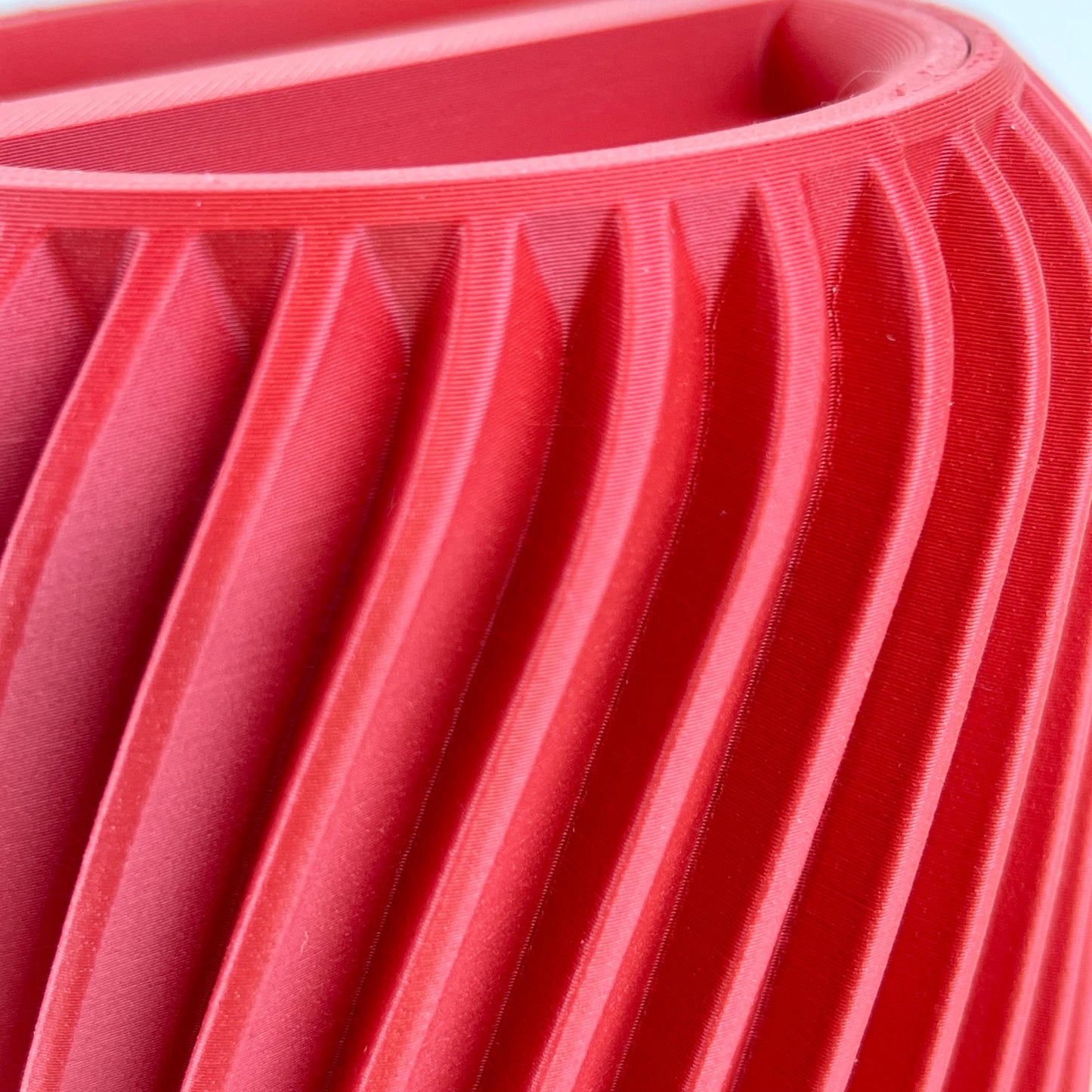 Ridged Storage Container, Swirl Lidded Storage Container