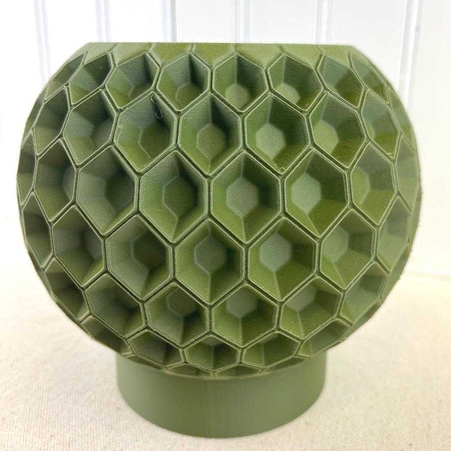 Modern Geometric Planter Pot, Hexa Planter Pot 02, Honeycomb Design