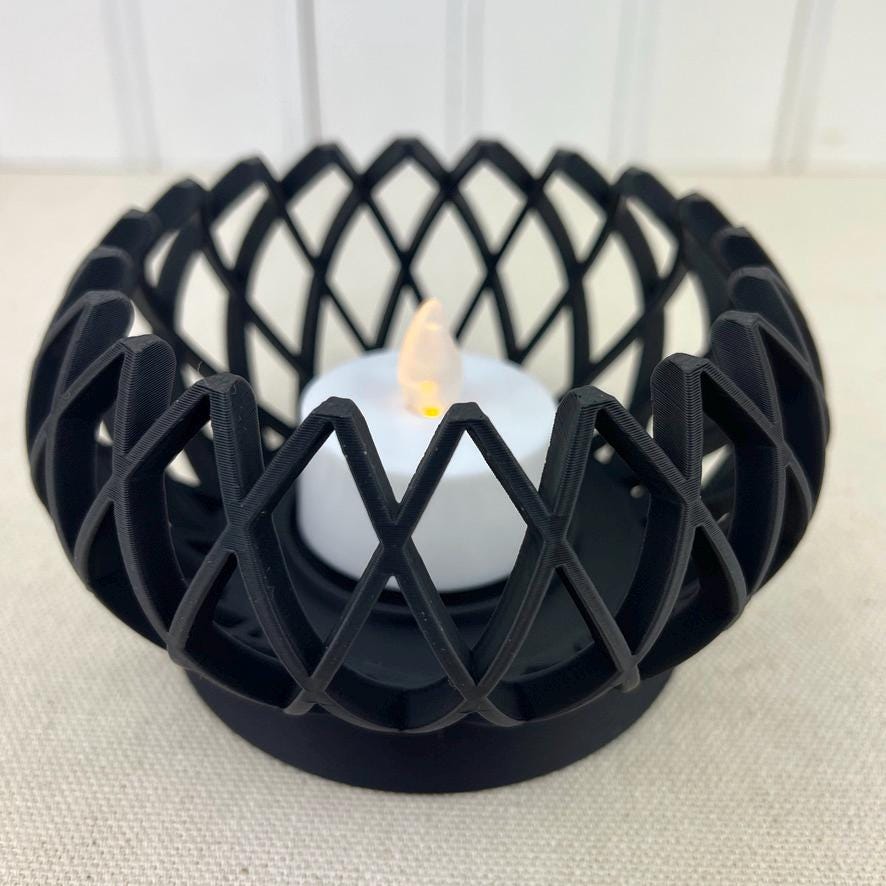 Modern Minimalist Tealight Holder, Javi Tealight Candle Holder, Small Candle Holder
