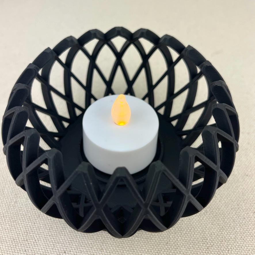 Modern Minimalist Tealight Holder, Javi Tealight Candle Holder, Small Candle Holder