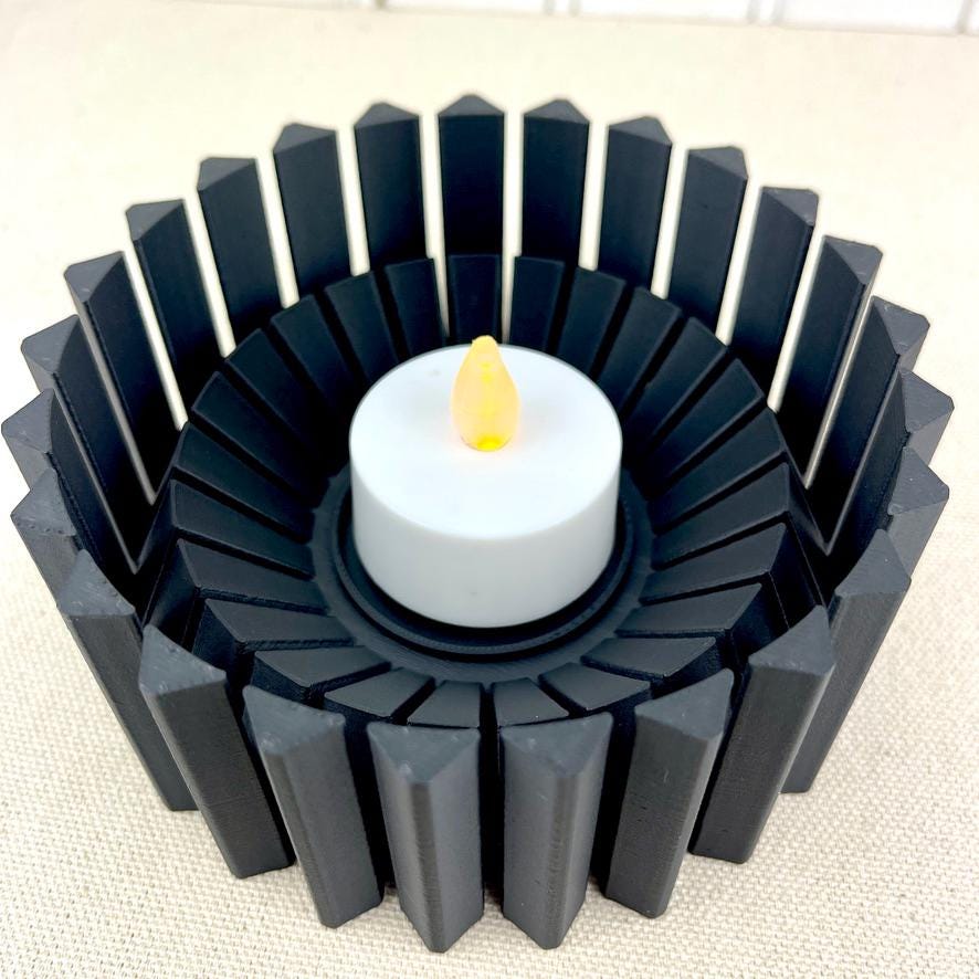 Modern Minimalist Tealight Holder, Bako Tealight Candle Holder, Small Candle Holder