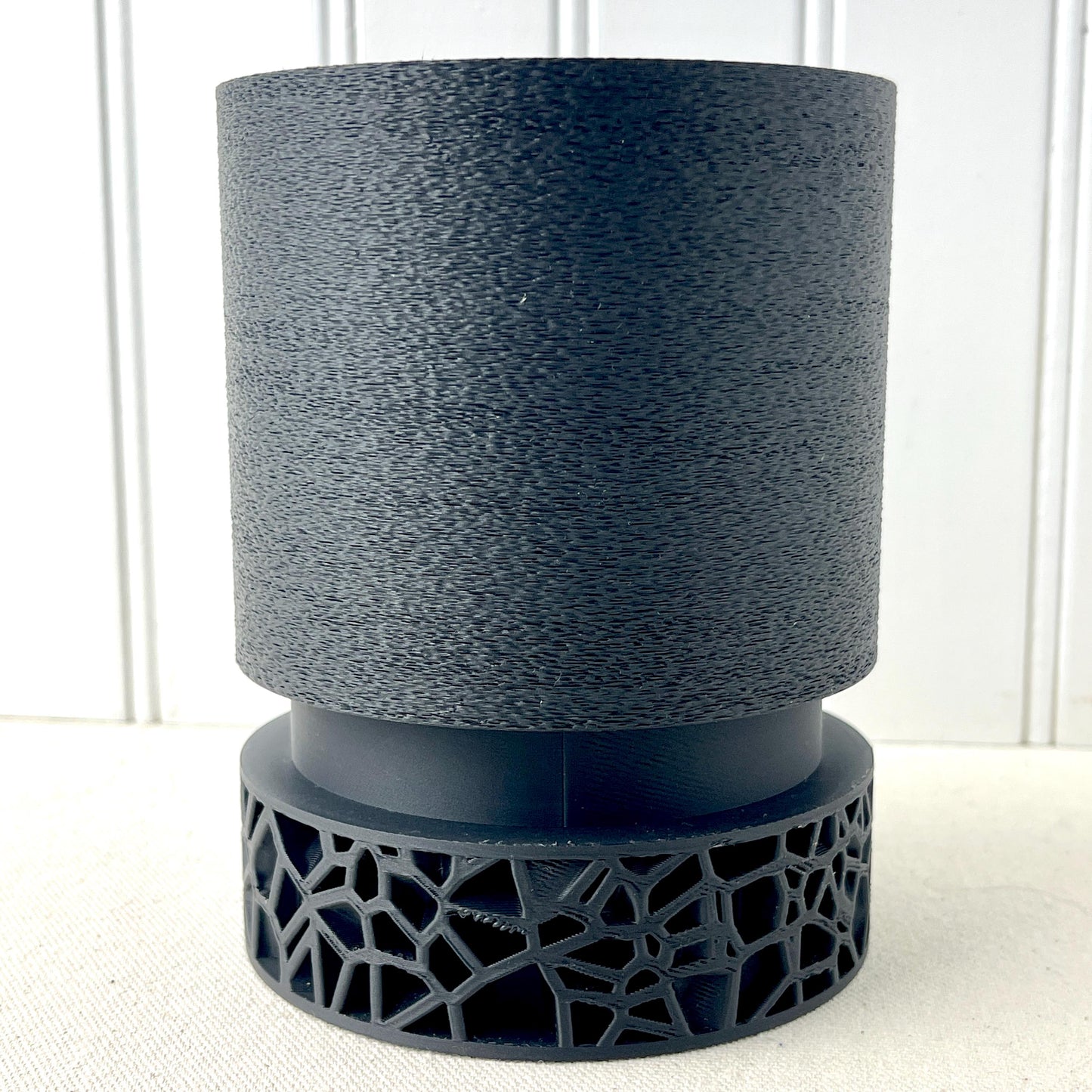 Modern Indoor Planter Pot, Vori Planter Pot 02, Planter with Decorative Base, Textured Flower Pot