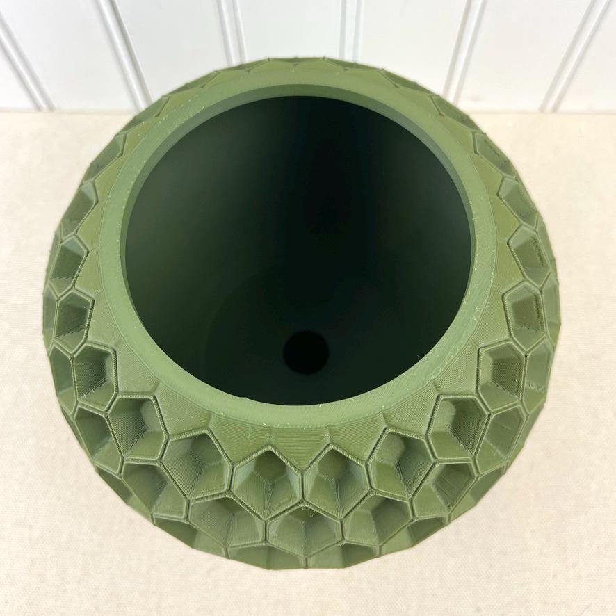 Modern Geometric Planter Pot, Hexa Planter Pot 02, Honeycomb Design