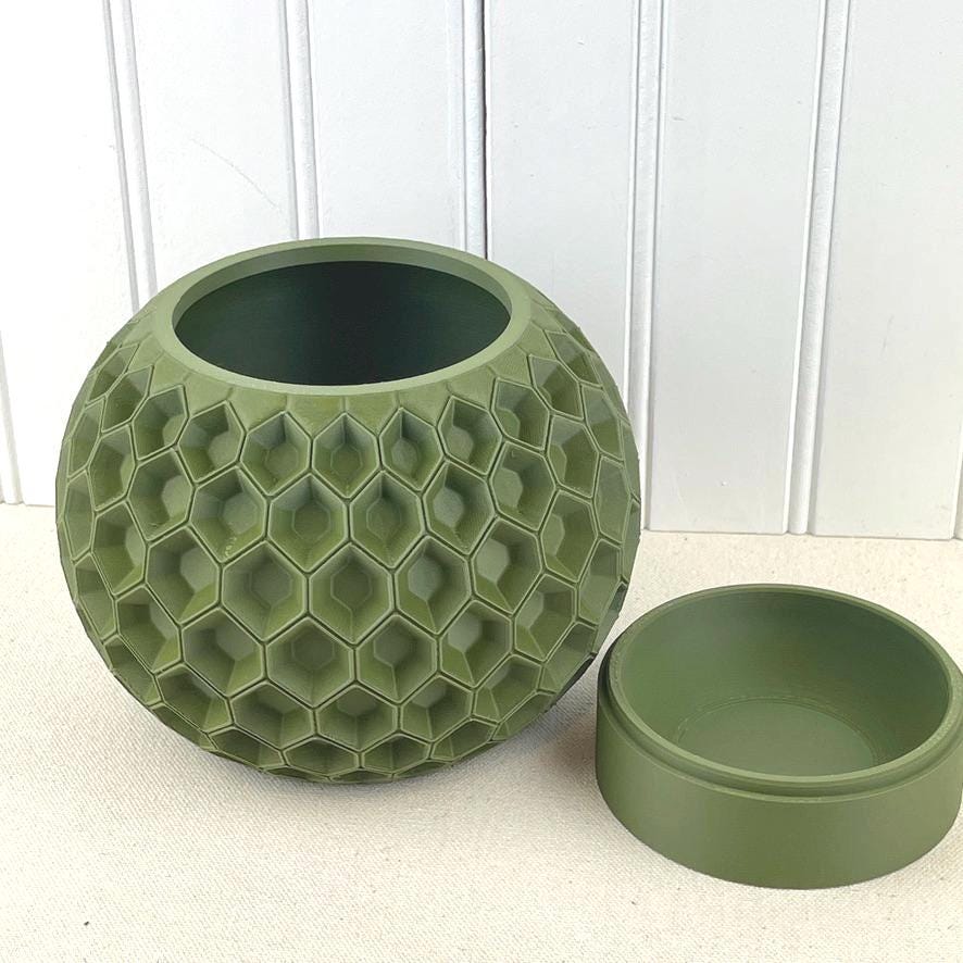Modern Geometric Planter Pot, Hexa Planter Pot 02, Honeycomb Design
