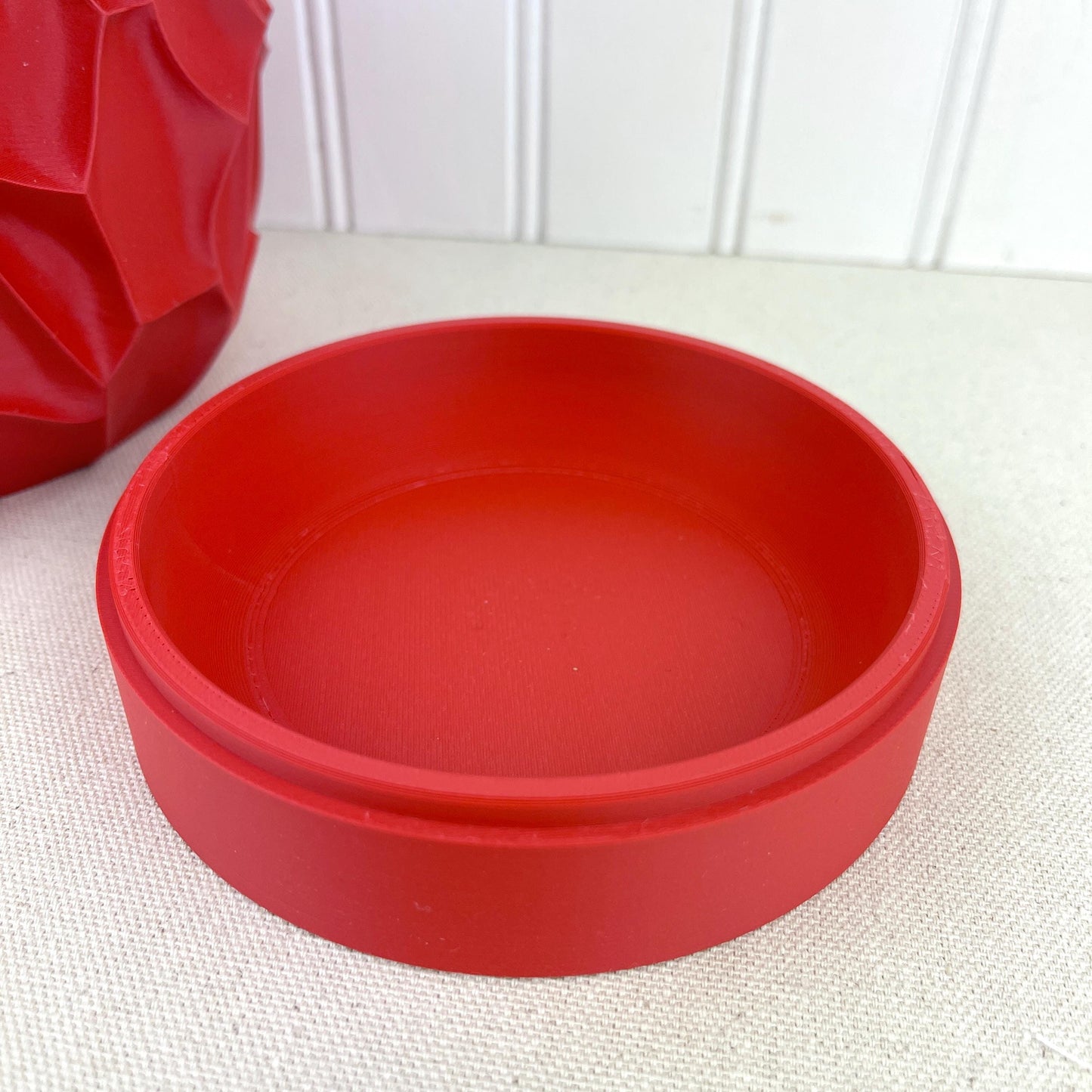 Modern Geometric Planter Pot, Vessel Planter Pot, Small Indoor Flower Pot, Modern Planter with Saucer