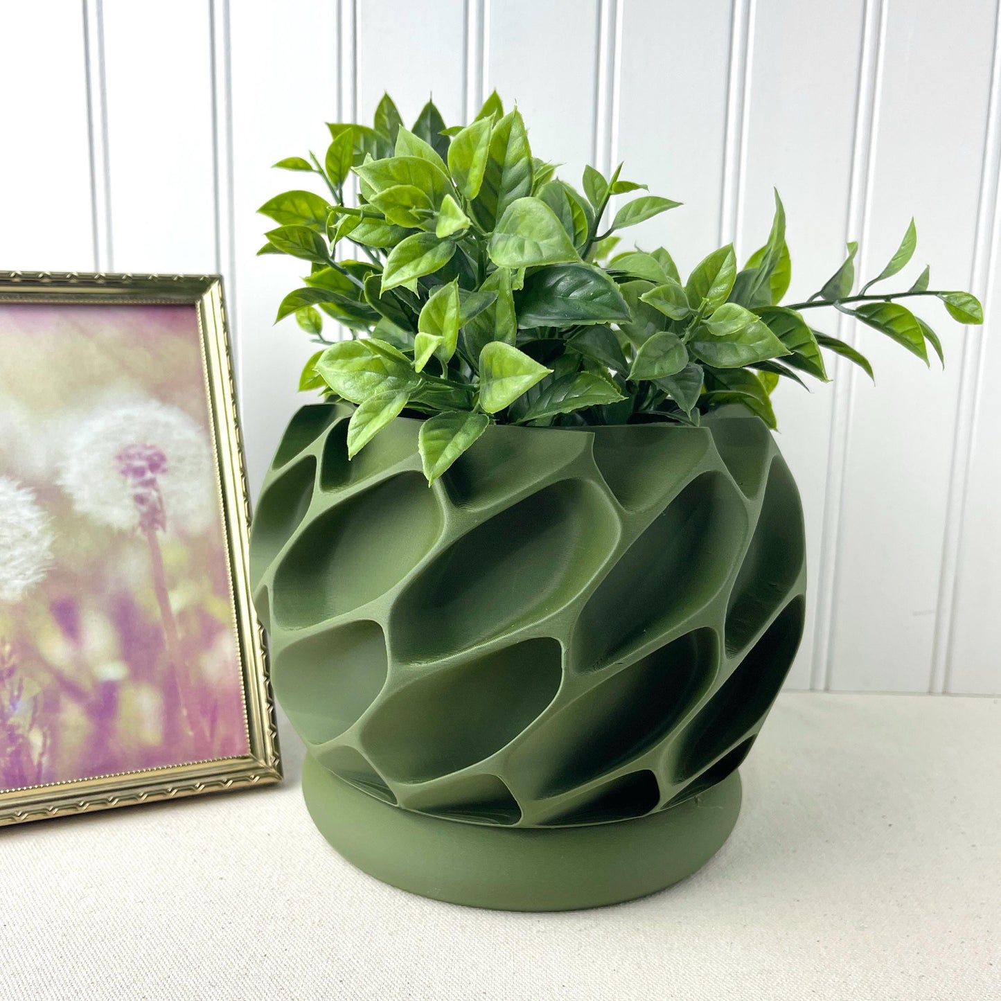 Modern Geometric Planter Pot, Exo Planter Pot