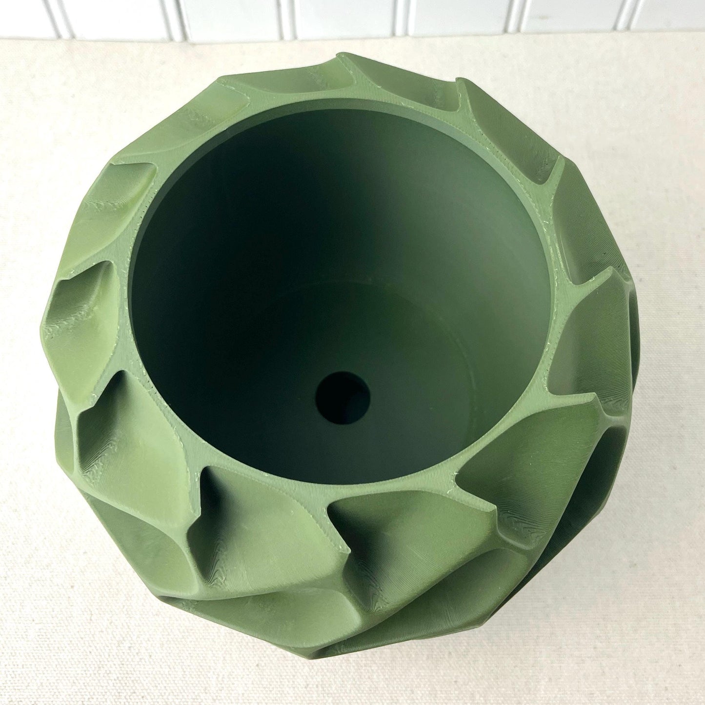 Modern Geometric Planter Pot, Exo Planter Pot