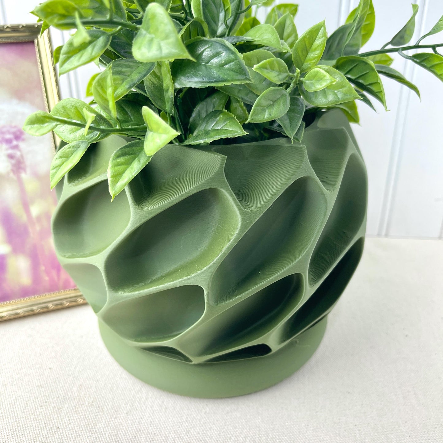 Modern Geometric Planter Pot, Exo Planter Pot