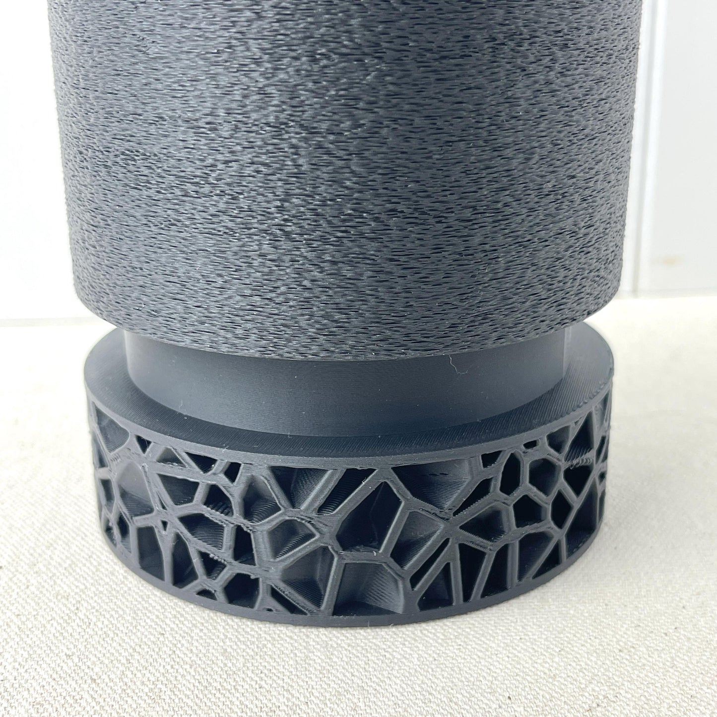 Modern Indoor Planter Pot, Vori Planter Pot 02, Planter with Decorative Base, Textured Flower Pot