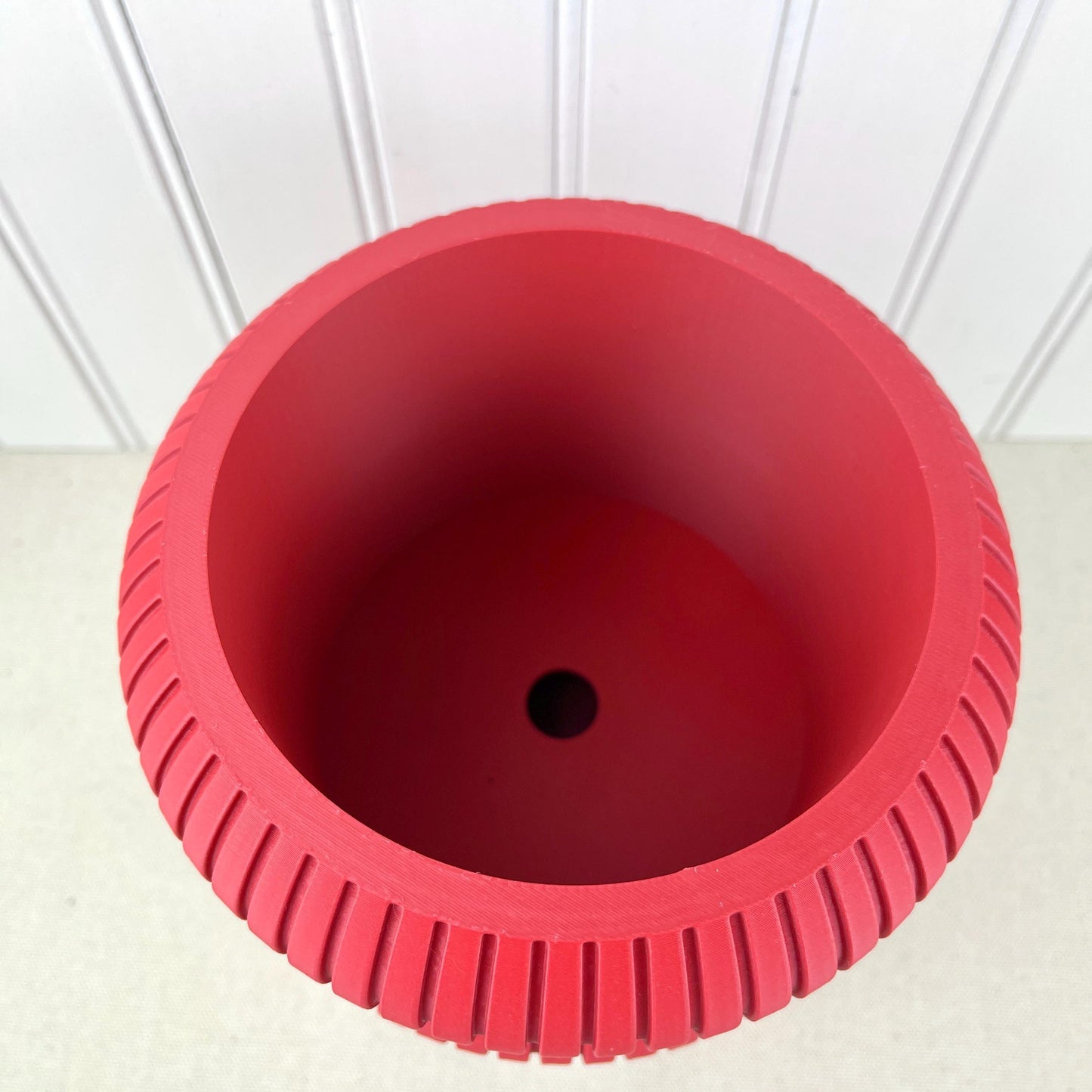 Sculptural Indoor Planter Pot, Milo Planter Pot, Indoor Flower Pot, Ridged Planter Pot