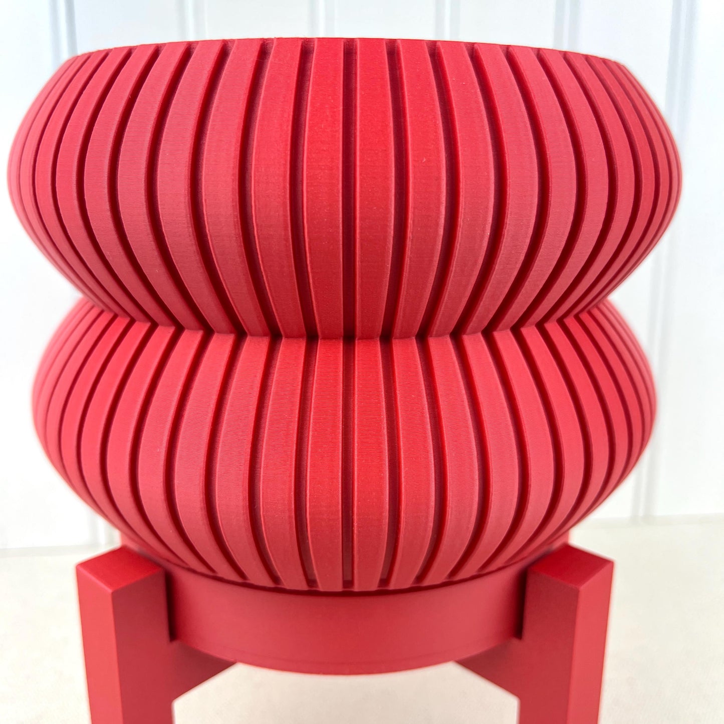 Sculptural Indoor Planter Pot, Milo Planter Pot, Indoor Flower Pot, Ridged Planter Pot