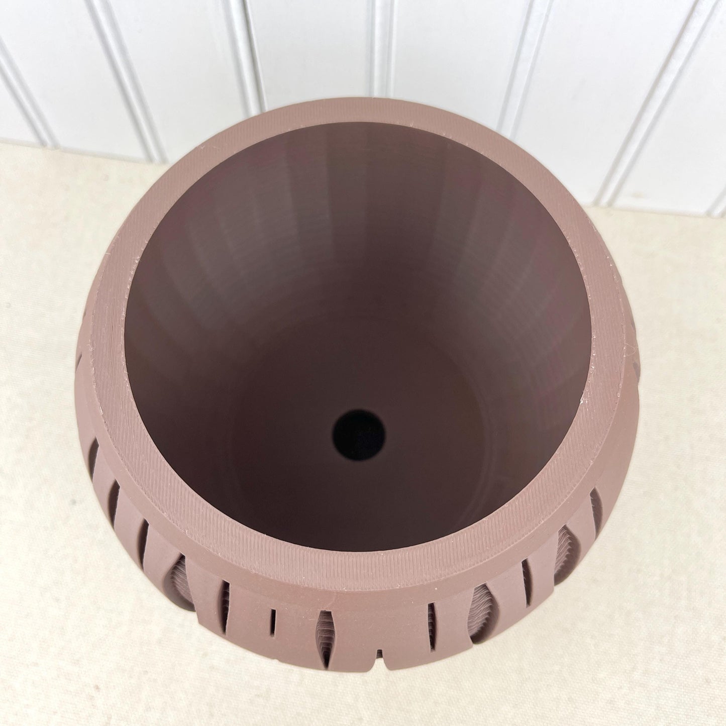 Modern Geometric Planter, Split Planter Pot, Cutout Design, Indoor Flower Pot