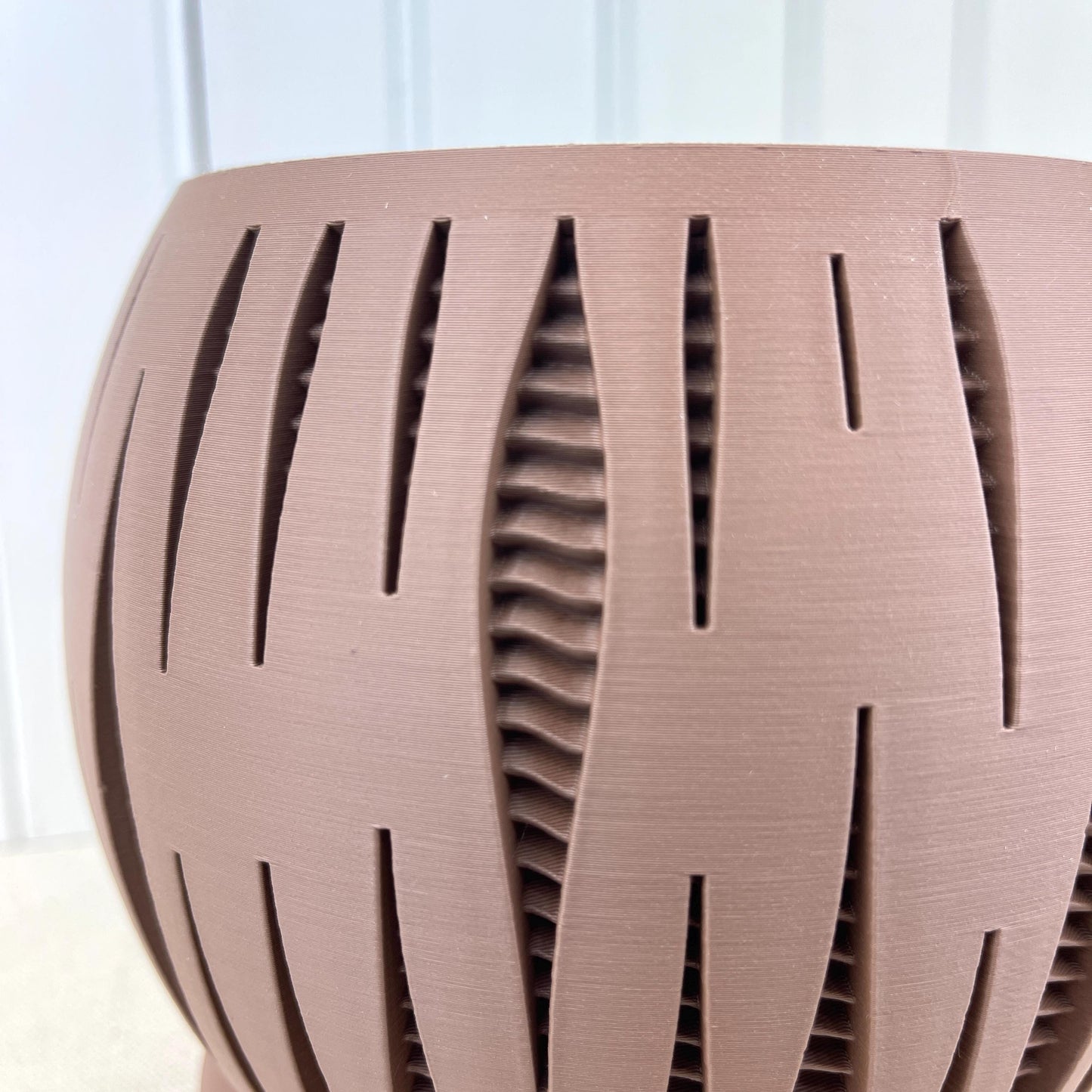 Modern Geometric Planter, Split Planter Pot, Cutout Design, Indoor Flower Pot