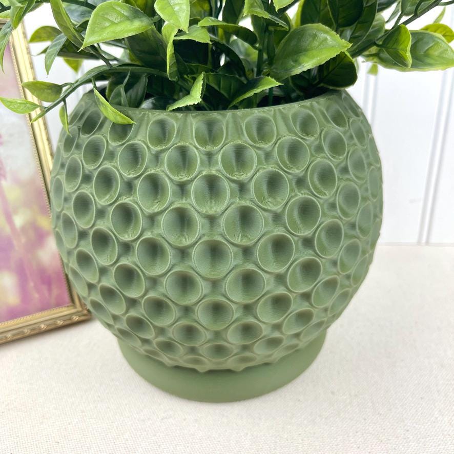 Playful Modern Planter, Bubble Planter Pot, Bubble Texture, Indoor Flower Pot